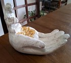 Bali Buddha Resin Hand Incense Stick Holder. Vintage  — photo 3
