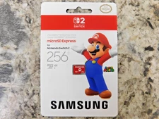 Nintendo Switch 2 Micro SD Express Card 256GB MARIO Edition Samsung - Sealed