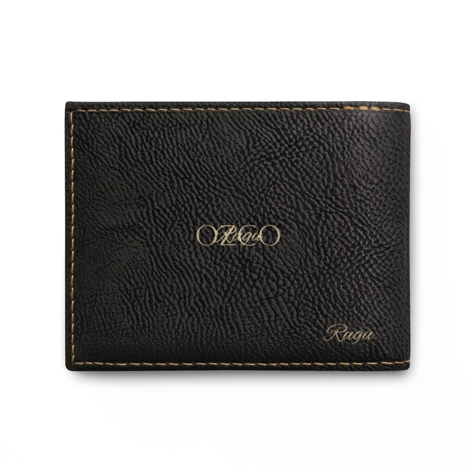 Mens Wallet Samurai Angel Emblem Bi Fold Black | eBay