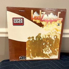 Sealed Led Zeppelin II SD19127 Track Sticker Gatefold 1982 Reissue Vinyl LP
