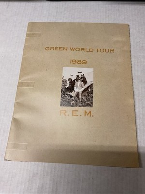 REM Green World Tour Program 1989 - From WUXTRY!