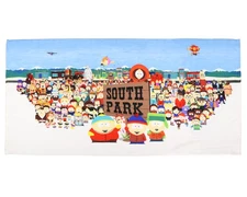 South Park Beach Towel Eric Stan Kyle Kenny Characters 30"x60"