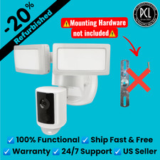   Feit Electric 1080P HD Smart Flood Light Security Camera - White SEC3000CAM  