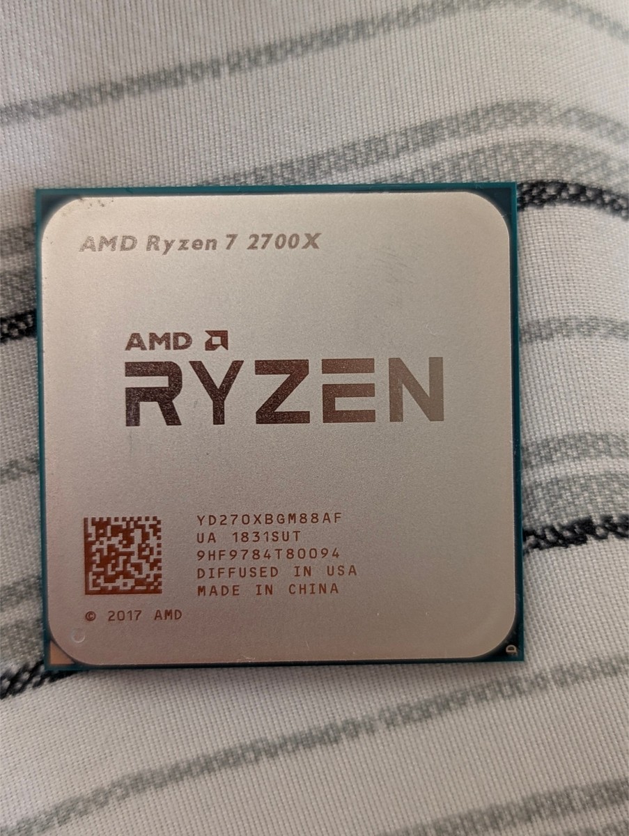 FREE SHIPPING AMD Ryzen 7 2700X Processor DDR4 4.3 GHz 8 Core AM4