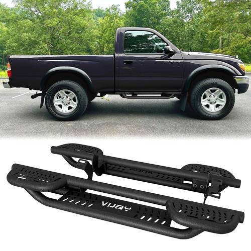 VIJAY Side Step Running Boards For 2005-2023 Toyota Tacoma Regular Cab 2Door
