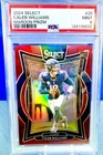 2024 PANINI SELECT MAROON PRIZM #25 CALEB WILLIAMS ROOKIE RC 007/149 PSA 9