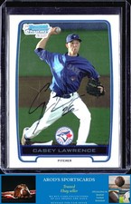 2012 Bowman *Casey Lawrence **Card #BCP54** AUTO (RC)