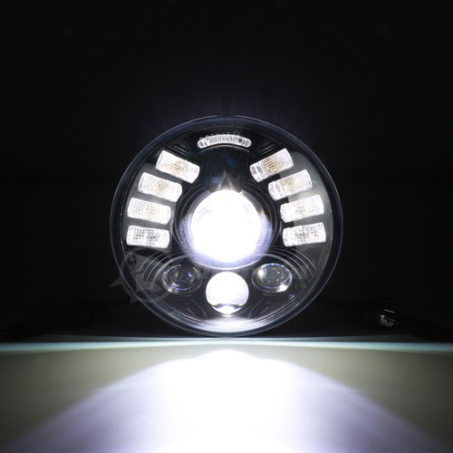 4PCS 5-3/4 5.75" LED Headlights Hi/Lo With DRL For Chevrolet Chevelle 1964-1970 - Picture 12 of 22