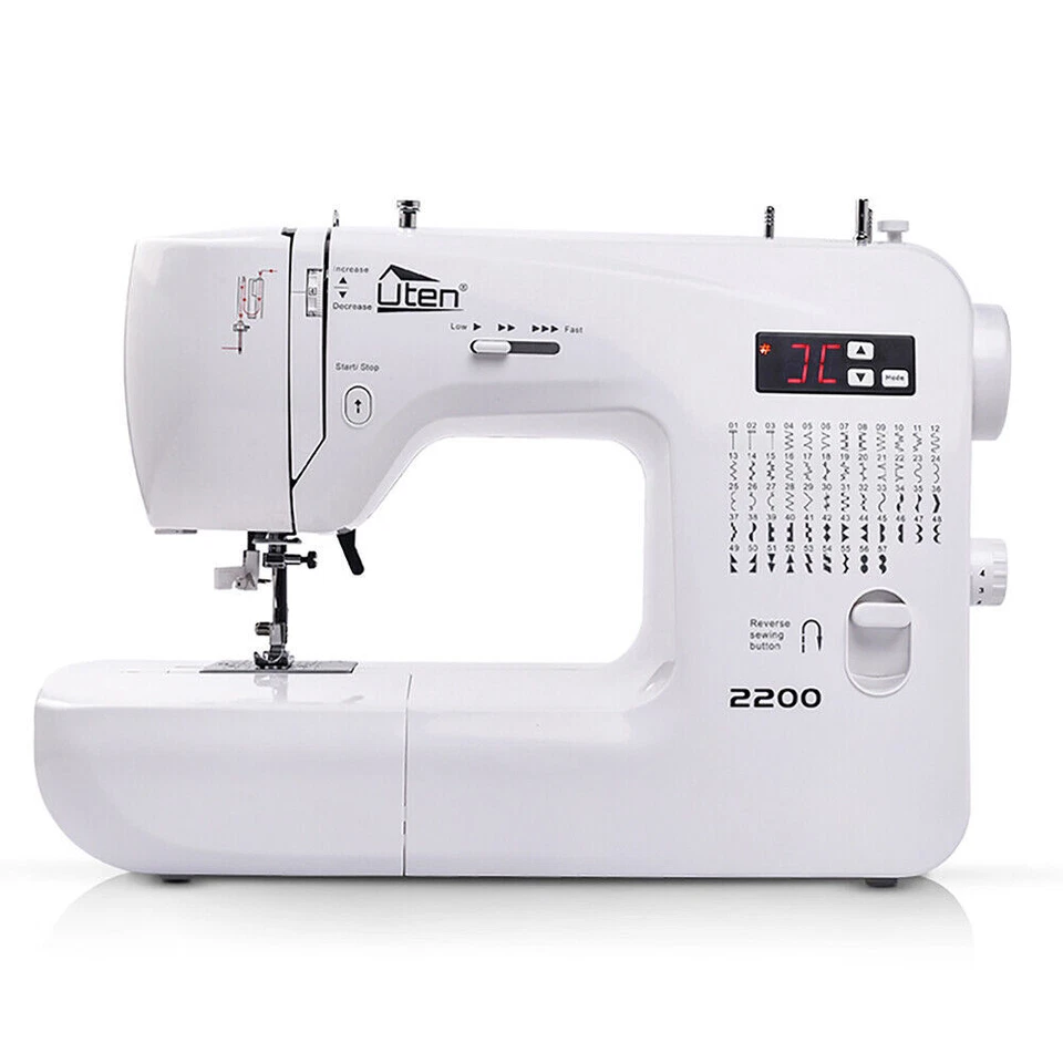 Sewing Machine Electric Crafting Mending Machine 60 Built-In Stitches Portable - Image 2 of 4
