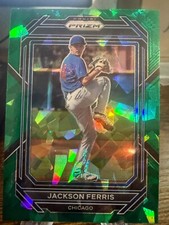 2023 Panini Prizm Green Ice Jackson Ferris