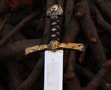 King Richard Lionheart Sword Replica | Medieval Crusader Sword with Sheath Gift