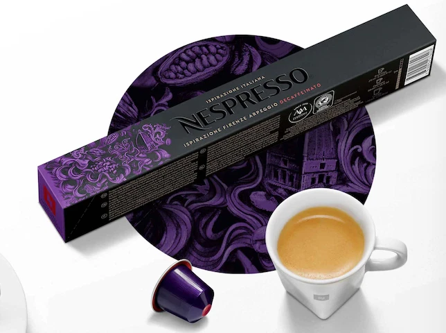 Brace barrikade Den fremmede 100 - NESPRESSO Firenze Arpeggio Decaffeinato Coffee Capsule Pods | eBay