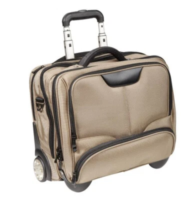 TROLLEY DERMATA BUSINESS XL LAPTOPTROLLEY 17 ZOLL NOTEBOOK CHAMPAGNER BEIGE