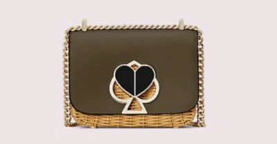 nicola wicker twistlock small convertible chain shoulder bolsa