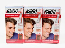 3 Just for Men EASY COMB-IN Haircolor natural A-30 LIGHT MEDIUM BROWN Autostop