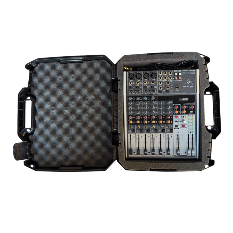 Behringer Xenyx 1204USB Mixer with CASEMATIX 17-in Hard Shell Mixer Travel Case - Image 2 of 4