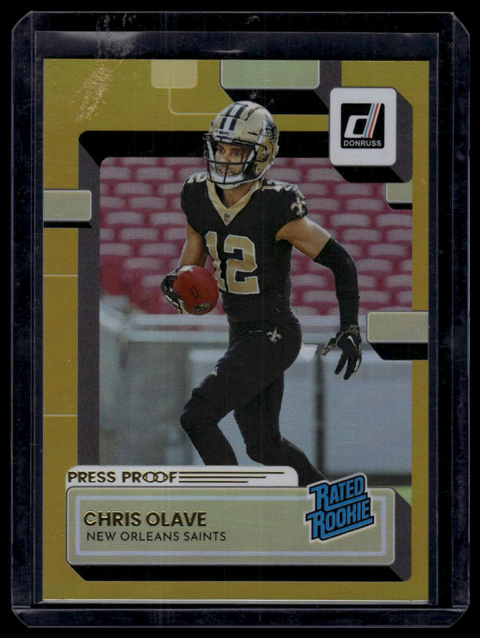 2022 Donruss #309 Chris Olave Premium Press Proof