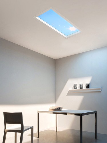 72W LED Clear Sky Light Panel Sunshine Ceiling Light Dimmable Roof Window Lamp - Picture 22 of 28