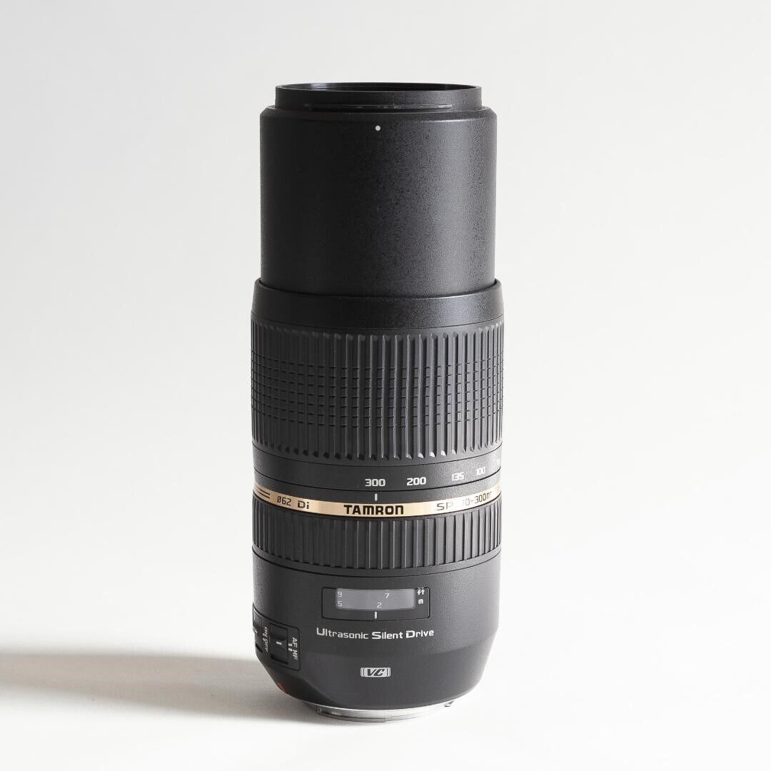 TAMRON SP 70-300mm F/4-5.6 Di VC USD Telephoto Zoom Lens Model A005 For  Canon EF