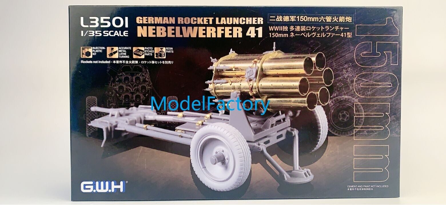 GreatWall L3501 1/35 150mm ROCKET LAUNCHER NEBELWERFER 41+L3502