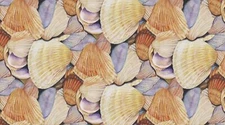 Digital Fabric | David Textiles Nautical Packed Seashells | Yard