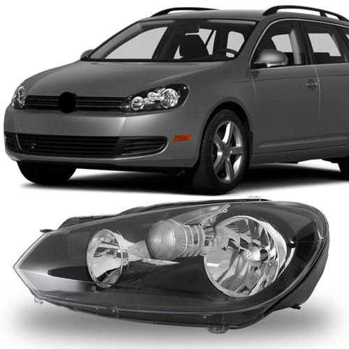 Headlight Left Driver Side For 2010-2014 VW Golf/Jetta Sportwagen Clear Halogen - Picture 12 of 12