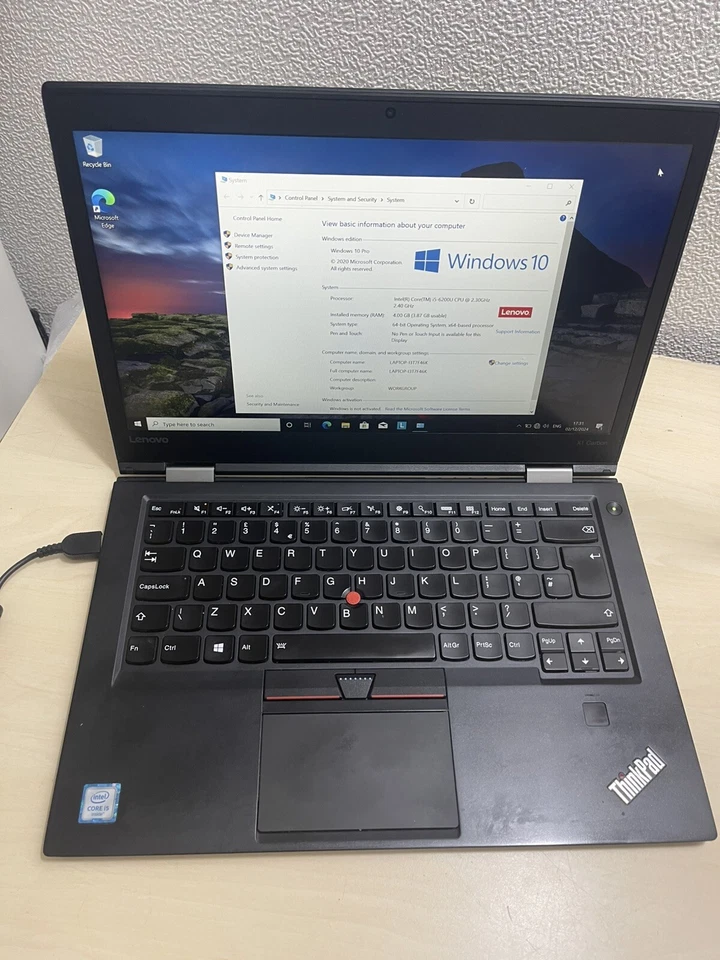 Lenovo ThinkPad X1 Carbon · i5-6200U · 4GB · 128GB, photo 1 of 2