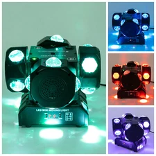 200W Laser LED Moving Head Stage Light RGBW Gobo DMX Beam Lighting DJ Disco Club