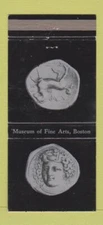 Matchbook Cover - Museum of Fine Arts Boston MA Larissa 30 Strike