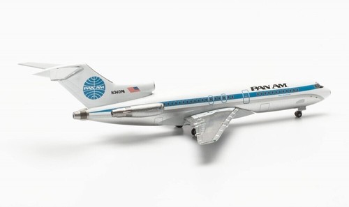 New! Herpa 537285 Pan Am Boeing 727-100 "Clipper Düsendroschke" reg N340PA 1:500 - Picture 2 of 4