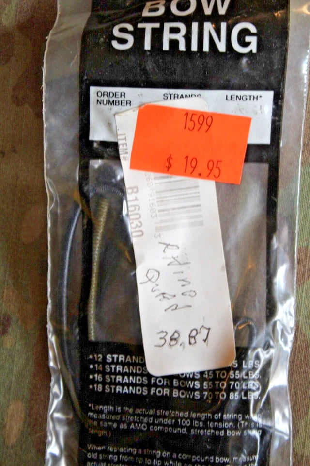 Triple Trophy Products Crossbow String For Barnett Rhino Quad - 38.87" - B16030 - Image 2 of 4