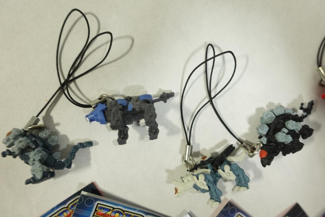 ZOIDS Deformed Figure Keychain Strap TOMY SET 7 | eBay