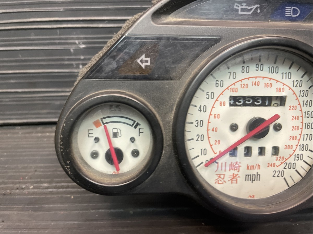 1993 Kawasaki Ninja ZX11D instrument gauge cluster 45,531 Miles | eBay