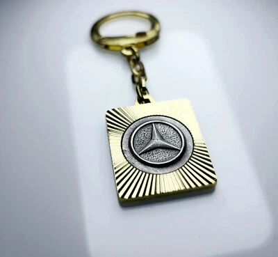 HR AUTOCOMFORT Schlüsselanhänger Metall Anhänger Diamantschliff original 1962 Stern Logo