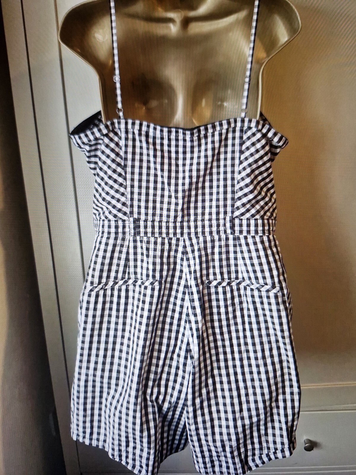 AMY WINEHOUSE FRED PERRY GINGHAM PLAYSUIT SIZE 14 RARE!! image 6