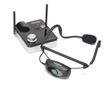 Samson Airline 99m Fitness Headset System, 542–566 Mhz (d-band), Black