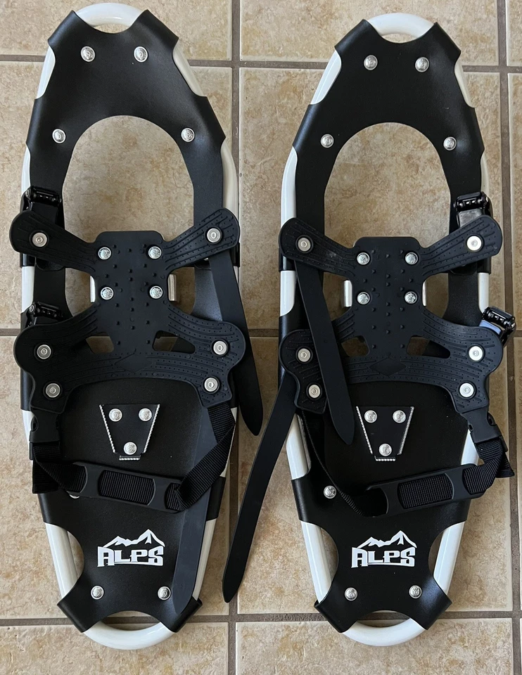 "Alpes 25"" Adulto Todo Terreno Raquetas de Nieve Anti Golpes Ajustables Bolsa Zapatos para Nieve" Foto 2 de 4