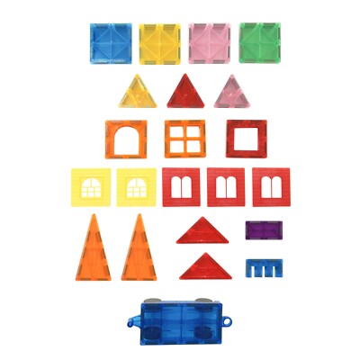 Magnetfliesen 100-teiliges Bau Spielzeug Set Kinder Bausteine 3D Puzzle UK