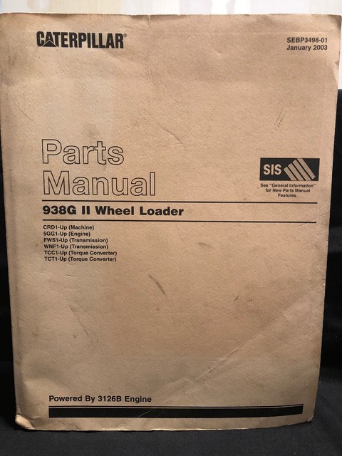 Heavy Equipment Parts Attachments Heavy Equipment Parts Accessories Caterpillar Operation Manual It38g Ii 938g Ii Free Shipping Heavy Equipment Parts Attachments Heavy Equipment Parts Accessories Caterpillar Operation Manual It38g Ii 938g Ii Free Shipping
