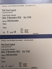 vendo due biglietti pink floyd legend the dark side of the moon experience 21/11