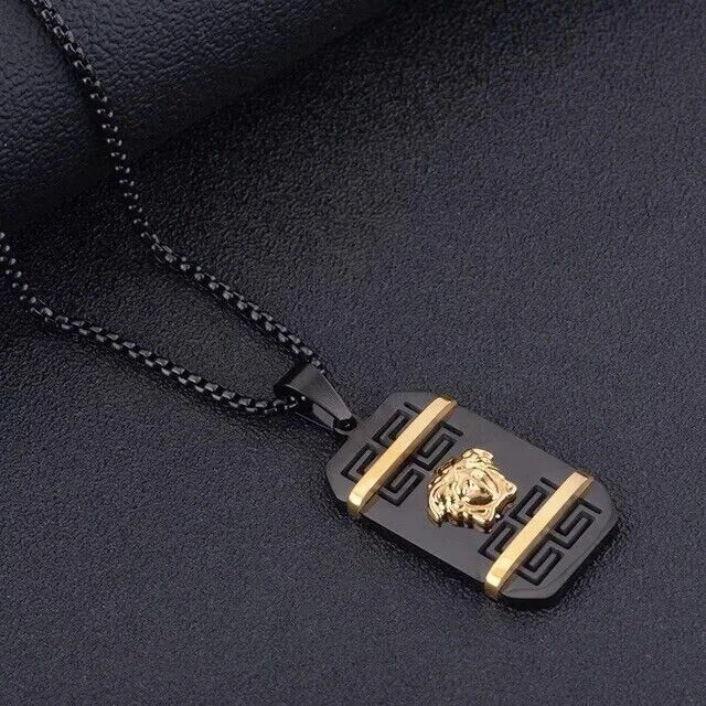 Medusa necklace online with tag