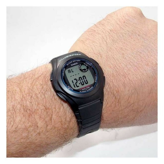 Casio F 200 W 2 a Mens Watch Blue 