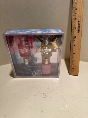 IN LOVE WITH DIOR TRAVEL COLLECTION 7.5ML EDT SPRAY X4 (NEW WITH BOX)