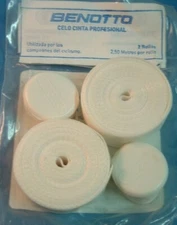 Benotto White Textured Road Handlebar Tape NEW / NOS Vintage-Mexico- NIB