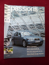 Passions par BMW  N° 38 de 2001 Série 3 compact, moto C1, meeting BMW Cruiser