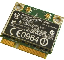 HP OEM 600370-001 Broadcom BCM94313HMGB 802.11B/G/N Bluetooth PCIe Half
