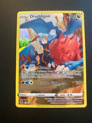 POKEMON TCG DRUDDIGON TG09/TG30 SILVER TEMPEST TRAINER GALLERY SET!! | eBay