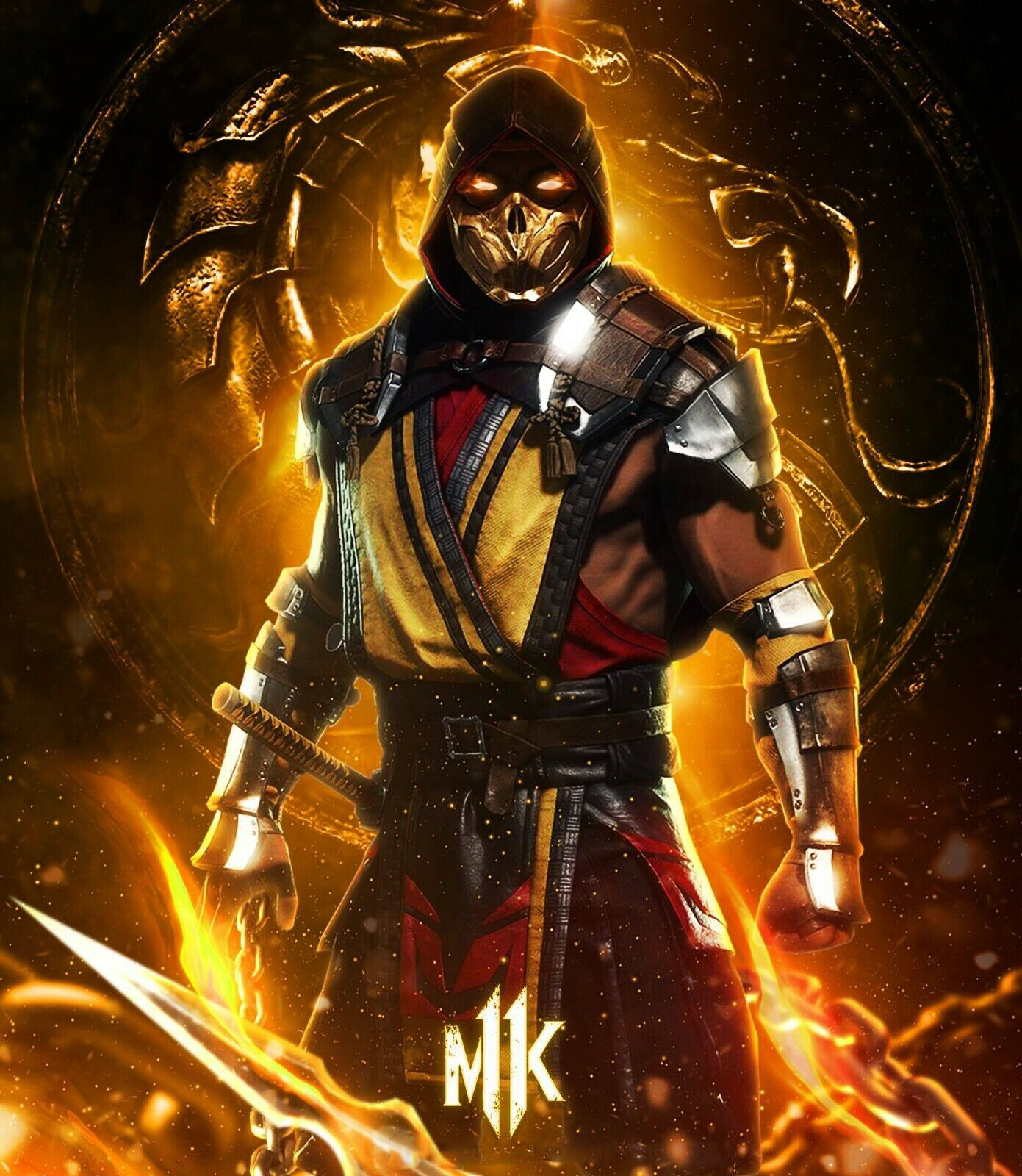 Mortal Kombat 2021 Scorpion Poster Print - Poster 20x30 | eBay