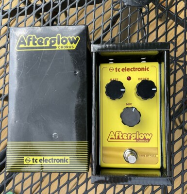 TC Electronic Afterglow Analog Chorus True Bypass Guitar Effect Pedal w/ Box