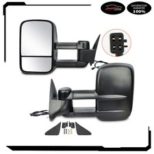Power Tow Side Mirrors Pair For 88-98 Chevy Gmc Ck 150025003500 Tow Mirrors